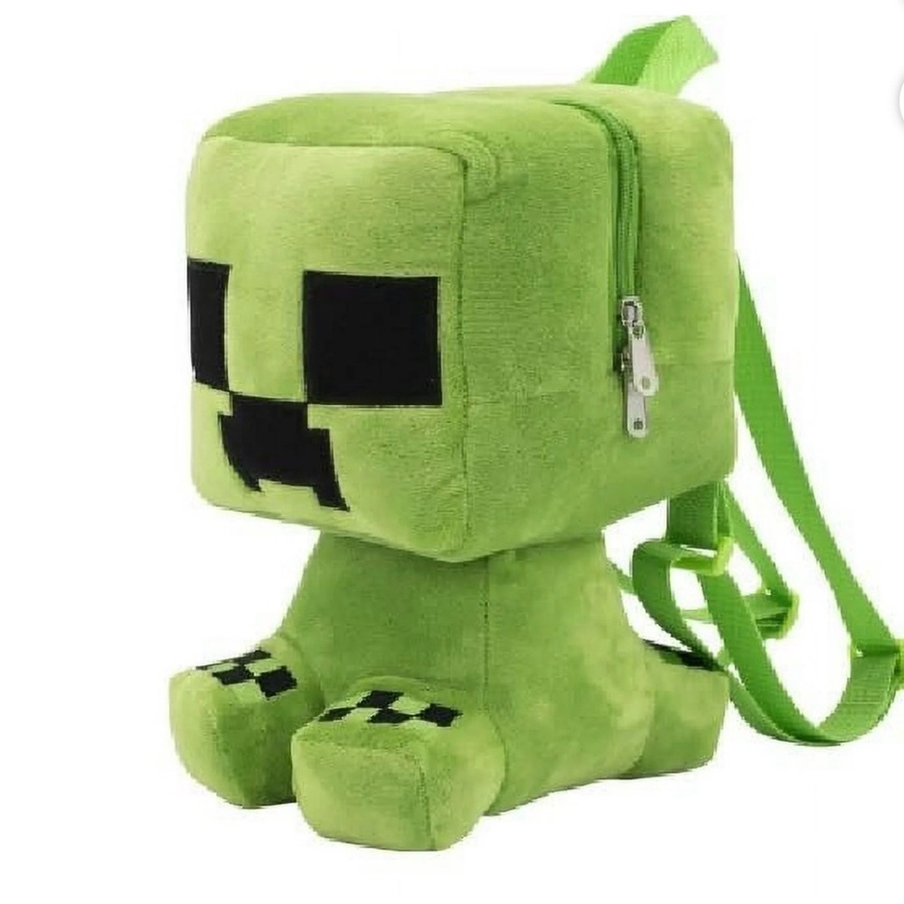 Minecraft Creeper 10" Plush Backpack NEW WITH TAGS